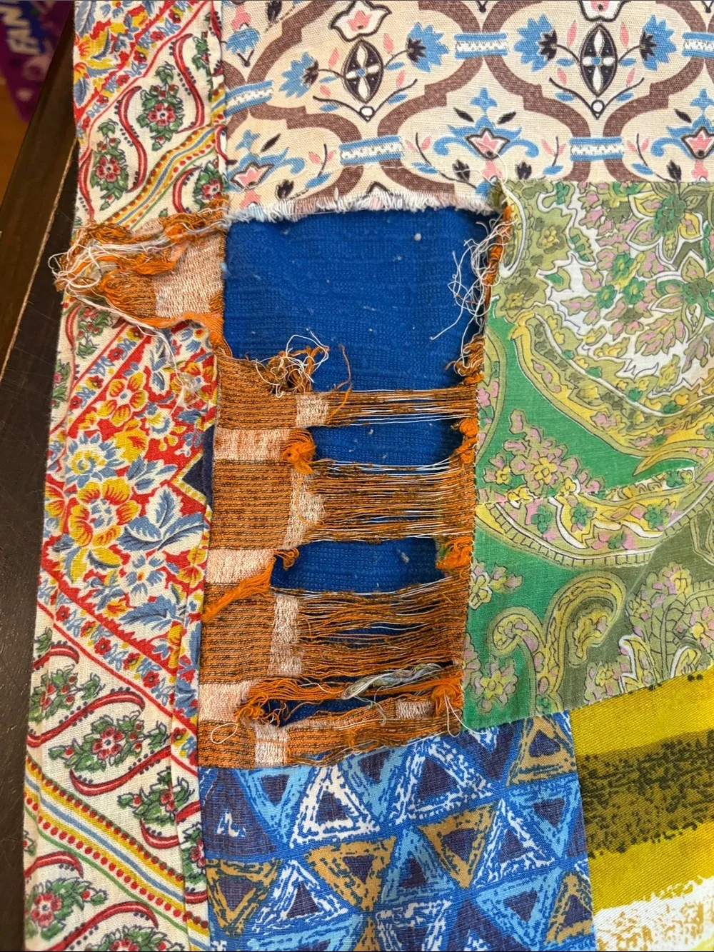 Handmade Vintage Patchwork Cotton Quilt